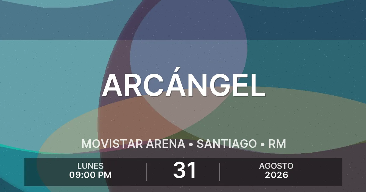 Afiche del evento: Arcángel