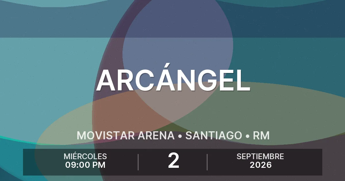 Afiche del evento: Arcángel