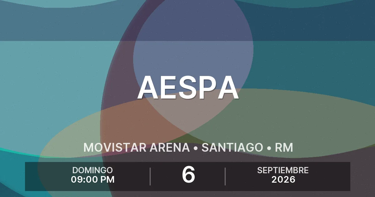 Afiche del evento: aespa