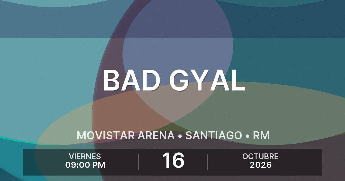 Afiche del evento: Bad Gyal