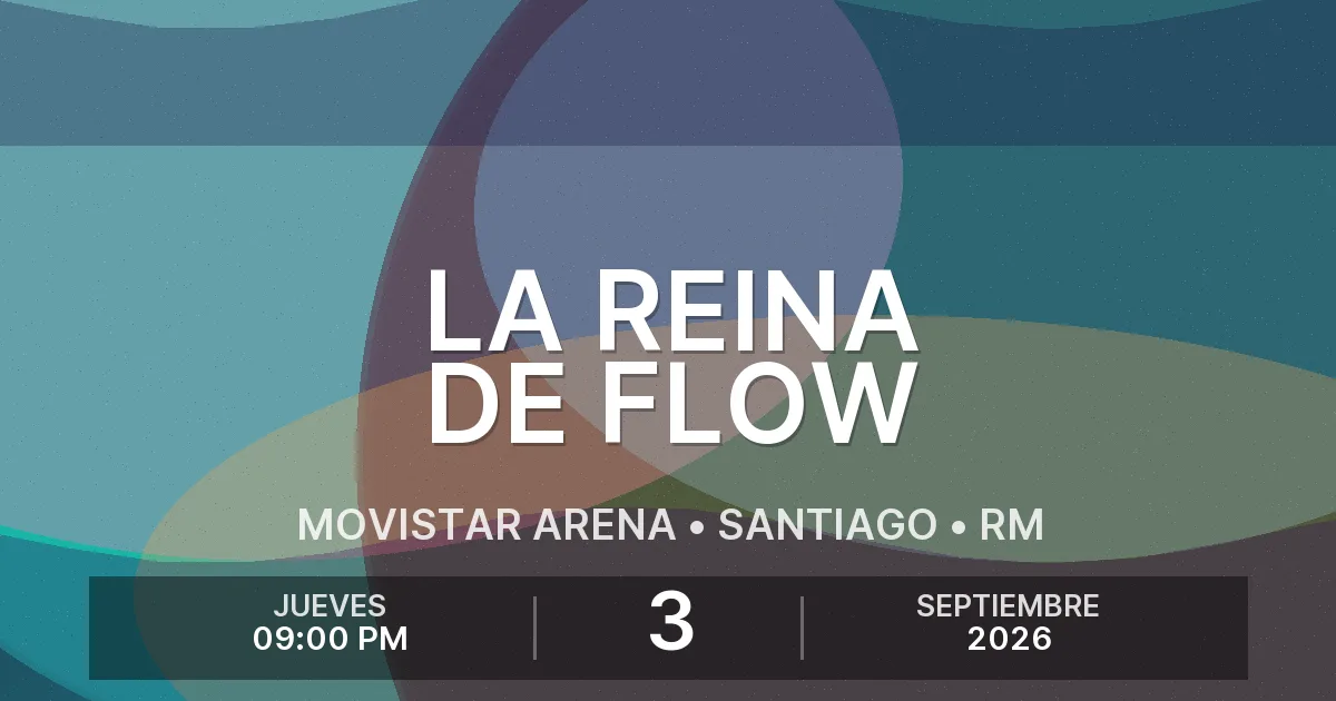 Afiche del evento: La Reina de Flow