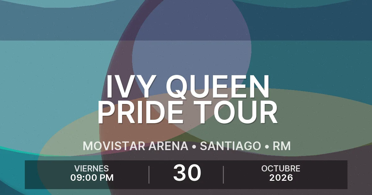 Afiche del evento: IVY QUEEN PRIDE TOUR
