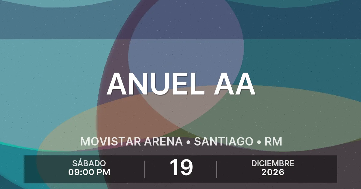 Afiche del evento: Anuel AA