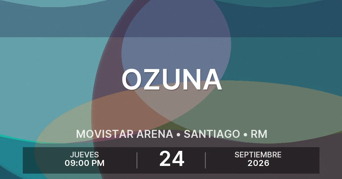 Afiche del evento: Ozuna