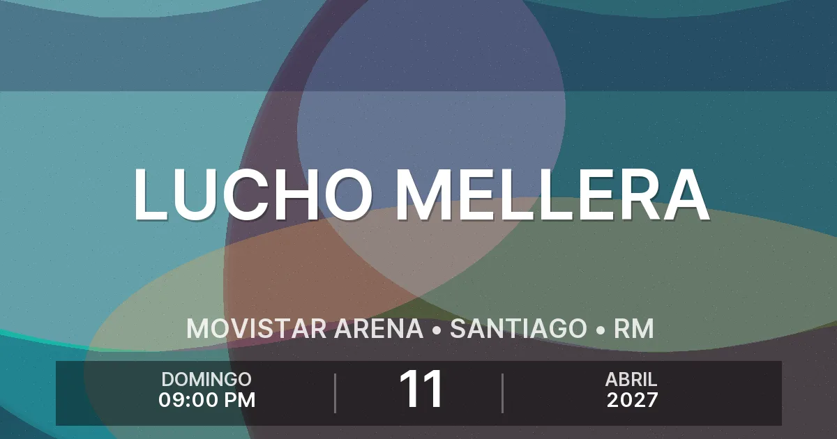 Afiche del evento: Lucho Mellera