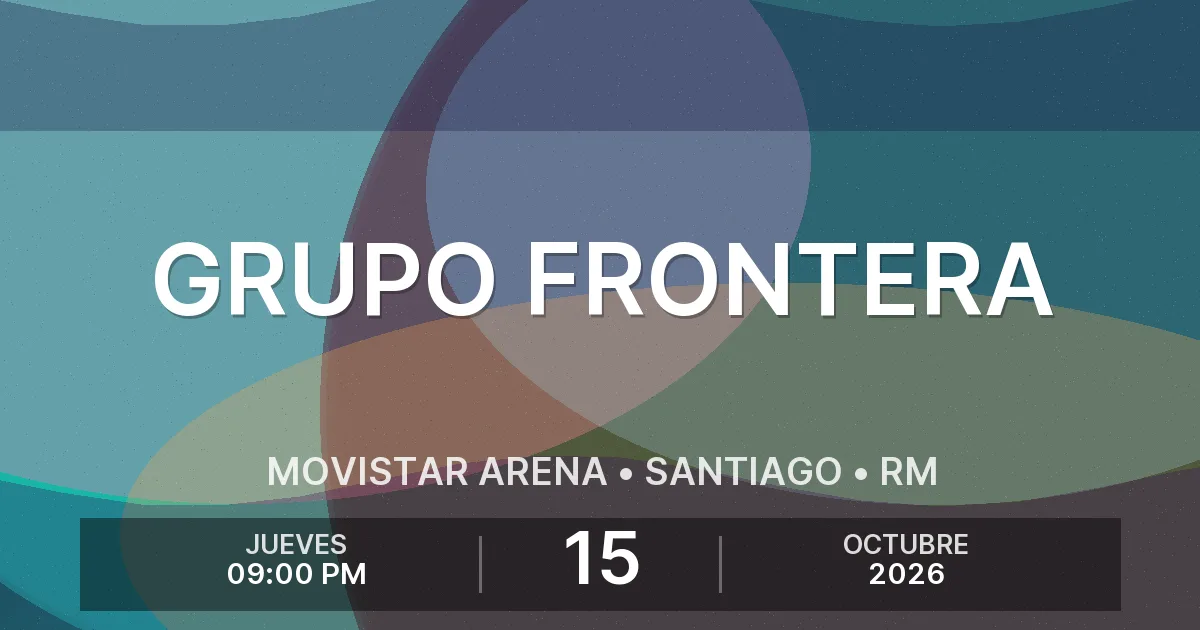 Afiche del evento: Grupo Frontera